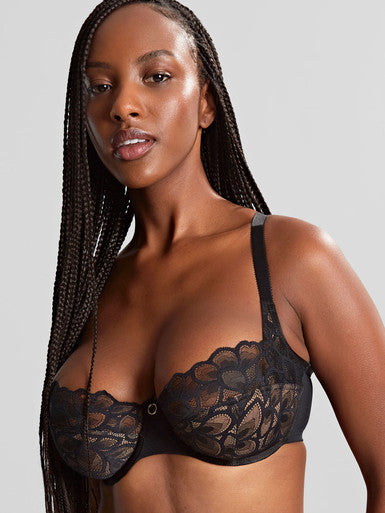 Panache Allure Balcony Bra Black