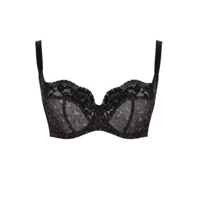 Panache Nina Balcony Bra Black Leopard