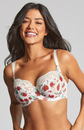 Panache Nina Balcony Bra English Rose
