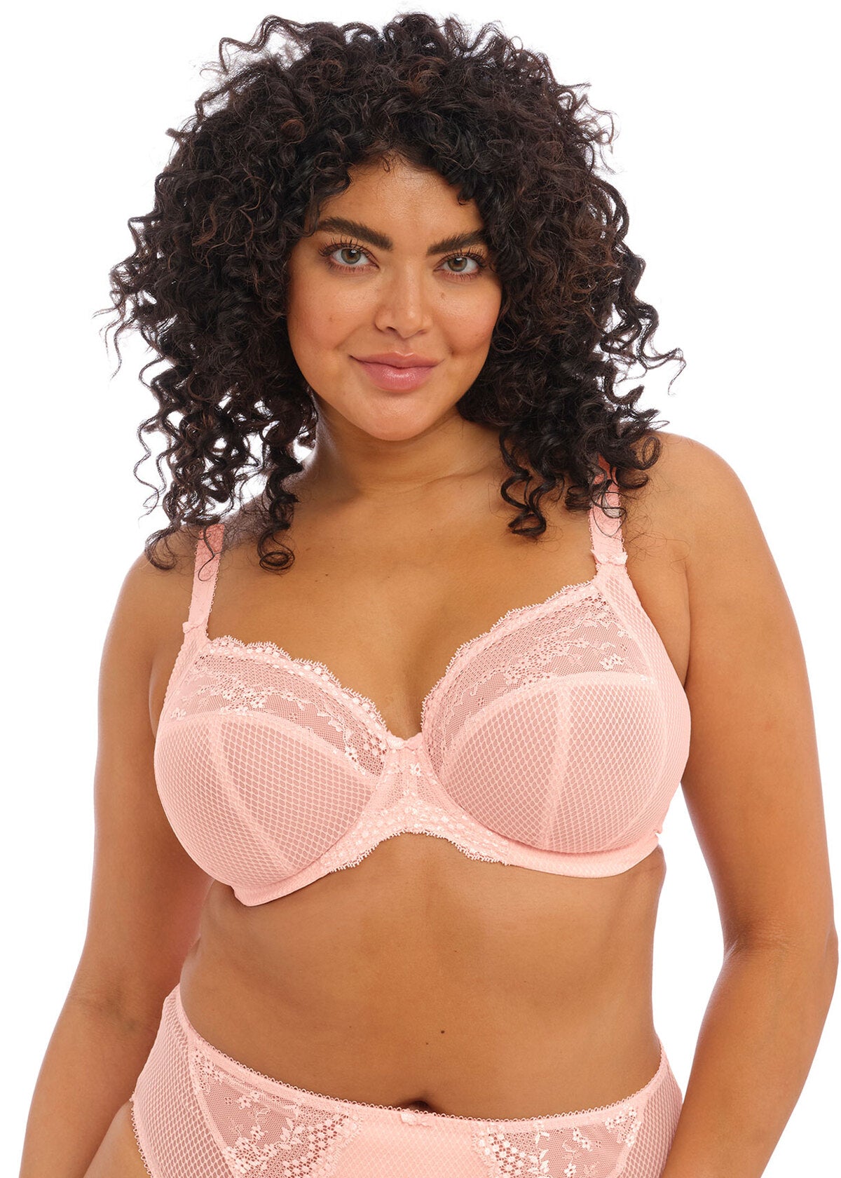 Elomi Charley UW Stretch Plunge Bra Ballet Pink