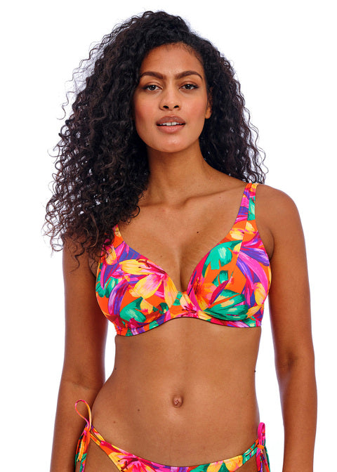 Freya Sun Haze Uw High Apex Bikini Top Mandarin