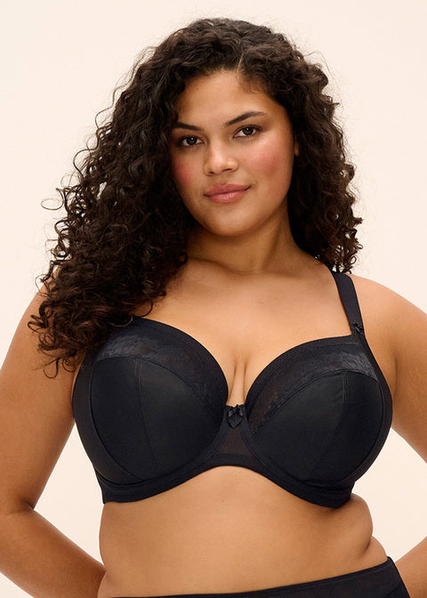 Elomi Nerina Uw Stretch Plunge Bra Black