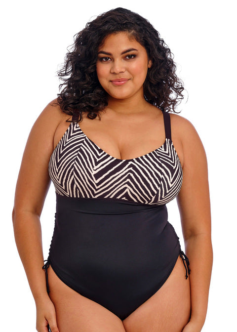 Elomi Fiji Falls Non Wired Swimsuit Black