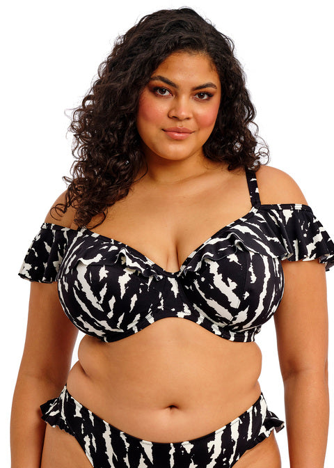 Elomi Echo Shell Uw Plunge Bikini Top Black