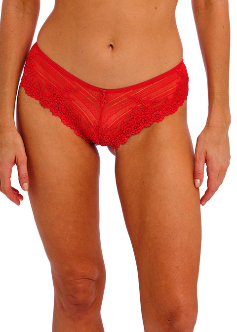 Wacoal Embrace Lace Tanga Equestrian Red