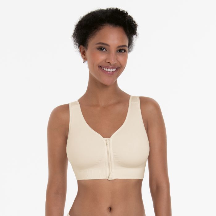 Anita Lynn Mastectomy Front Closure Bra Ivory