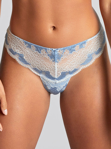 Panache Clara Thong Dusky Blue