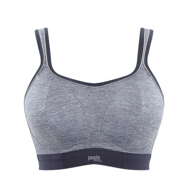 Panache Boundless Non Wired Sports Bra Charcoal Grey