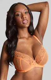 Panache Ana Plunge Bra Peach Melba