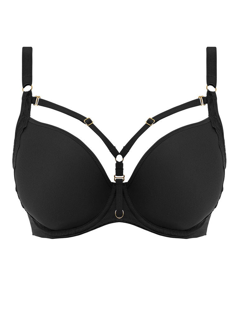 Freya Temptress Uw Moulded Plunge T-shirt Bra Black