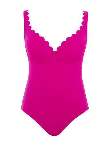 Panache Spirit Rita Plunge Swimsuit Magenta