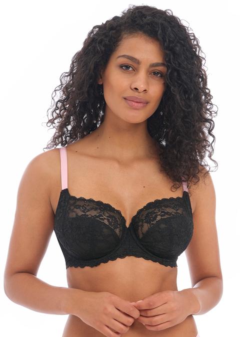 Freya Offbeat UW Side Support Bra Black