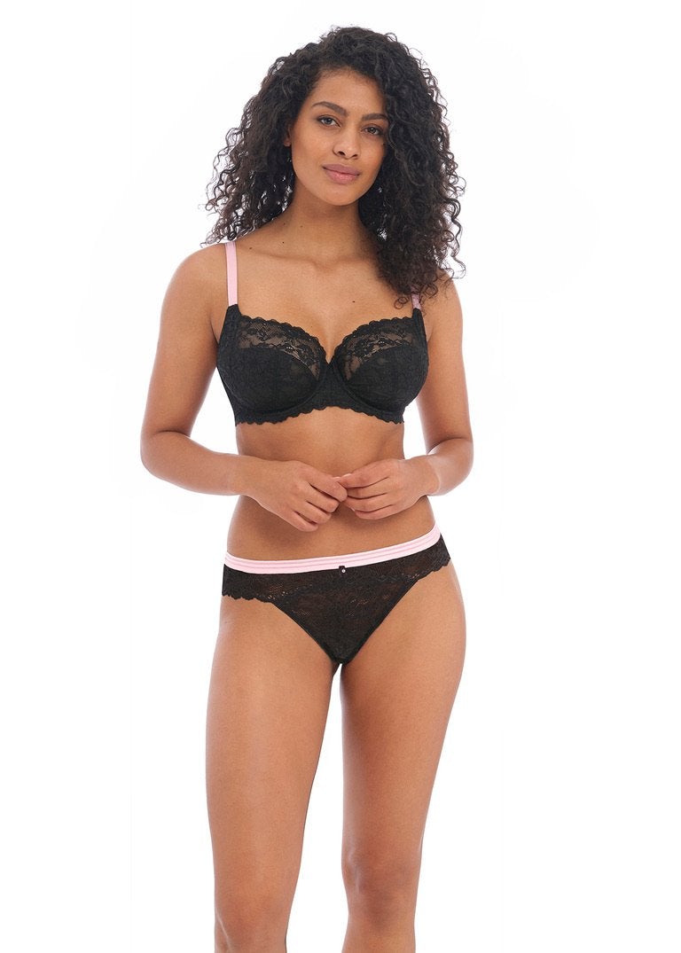 Freya Offbeat UW Side Support Bra Black