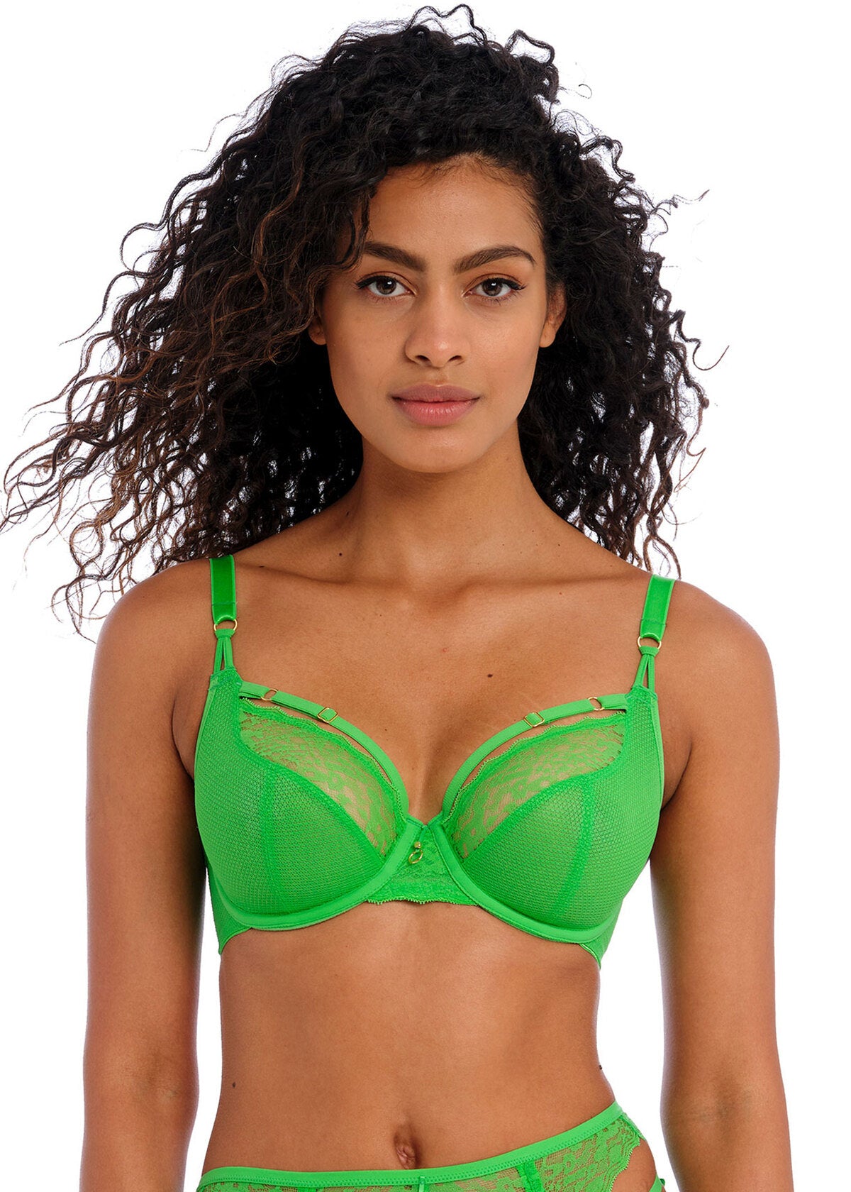 Freya Temptress Uw Plunge Bra Poison Green