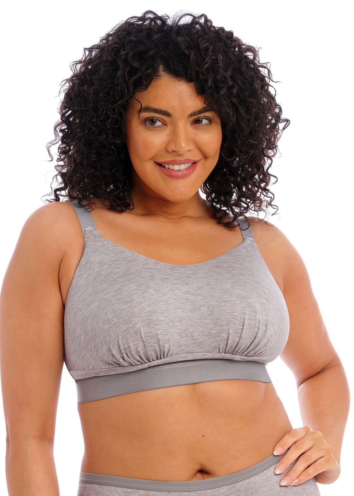 Elomi Downtime Grey Marl Non Wired Bralette