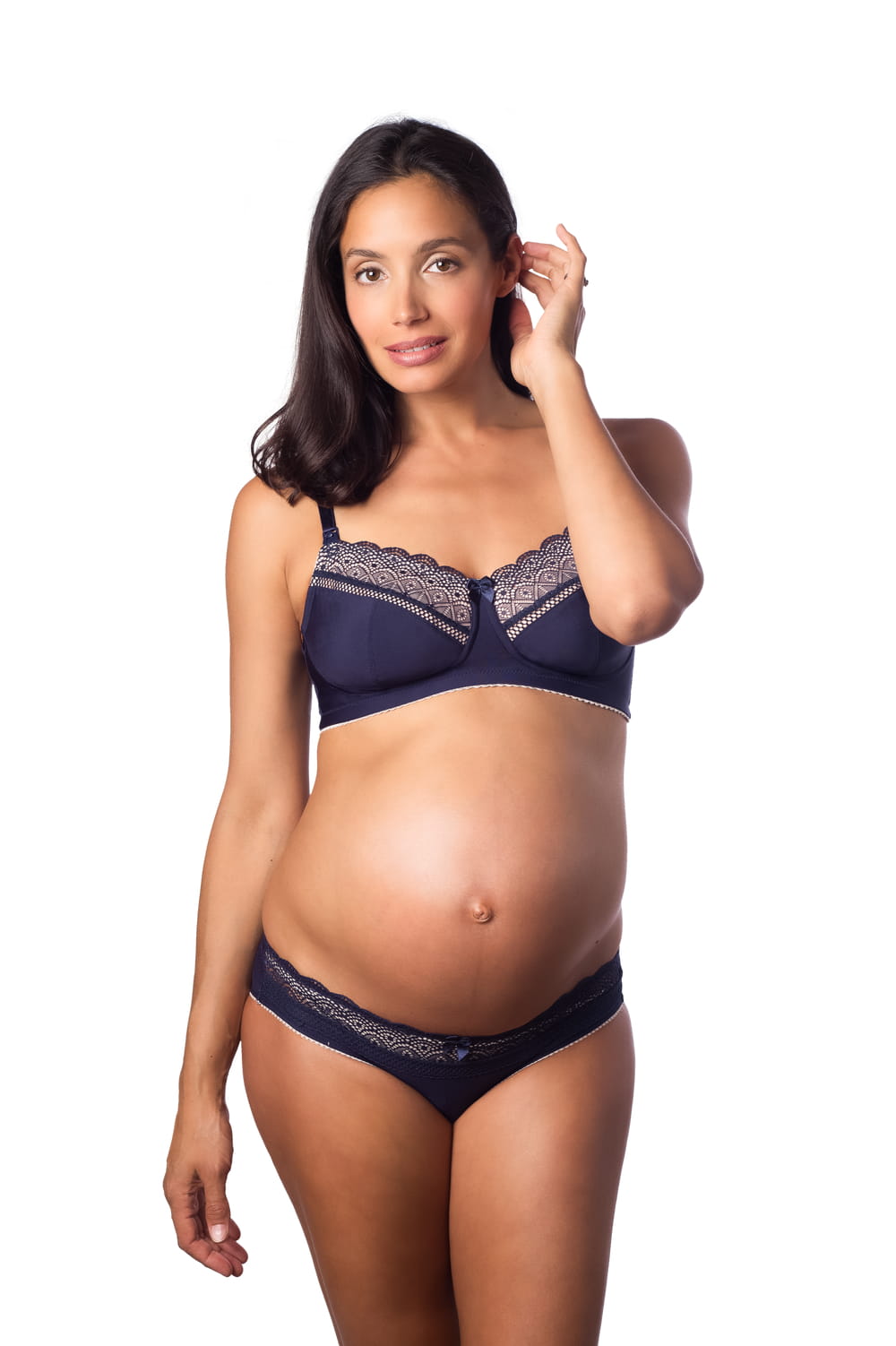 Hotmilk Show Off Nursing Bra Navy