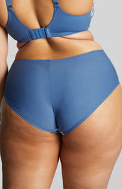 Sculptresse Bliss Deep Brief Blue Floral