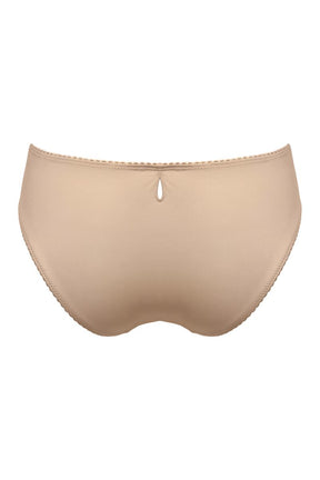 Pour Moi Sofia Embroidered Lace Bikini Brief Latte