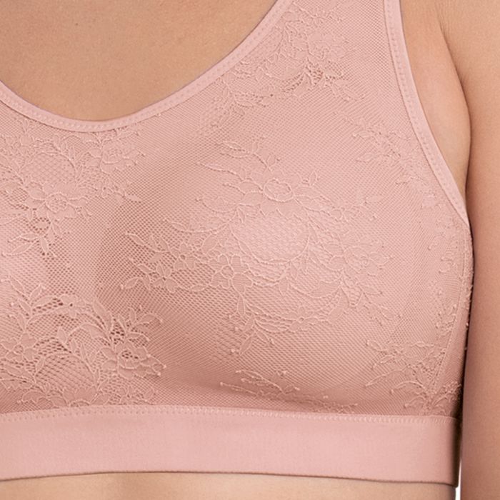 Anita Essential Lace Mastectomy Bralette Rosewood