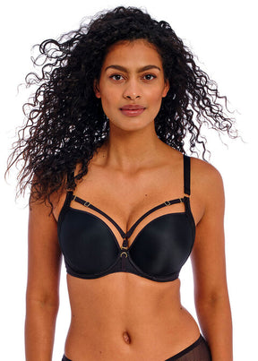 Freya Temptress Uw Moulded Plunge T-shirt Bra Black