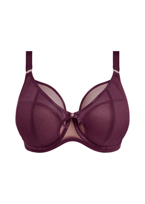 Elomi Kintai Uw Plunge Bra Blackberry