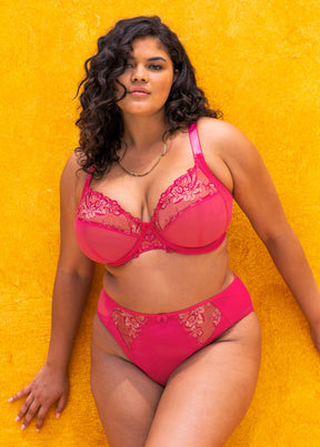 Elomi Teagan Uw Plunge Bra Azalea