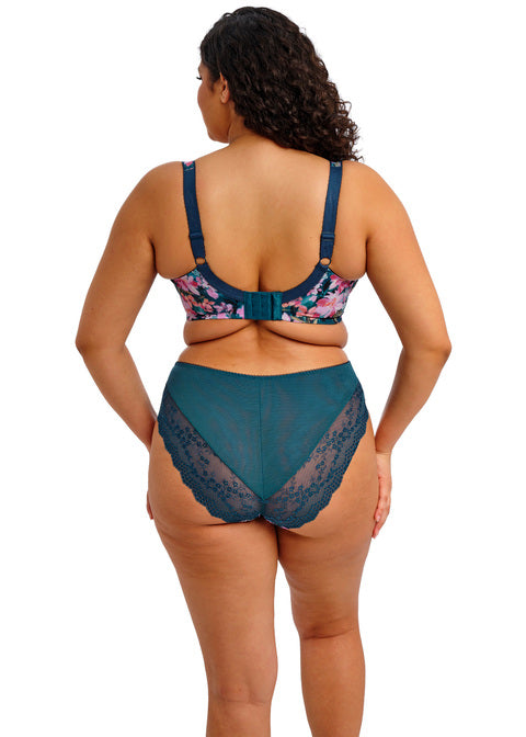 Elomi Lucie Uw Plunge Bra Stretch Teal Floral