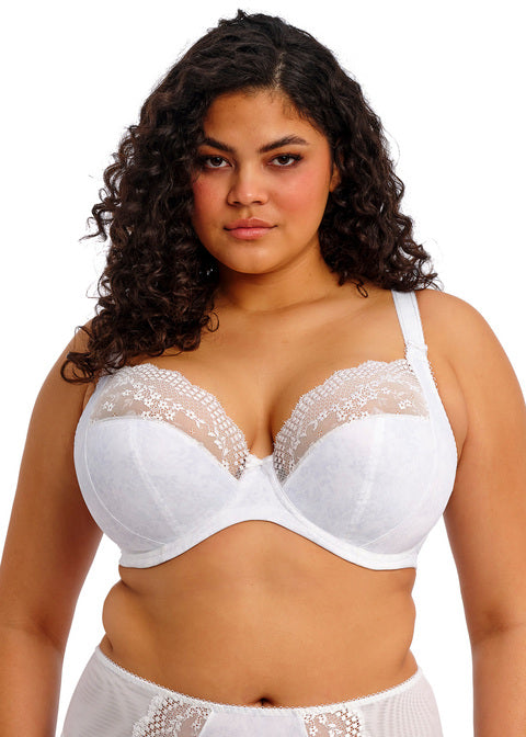 Elomi Lucie Uw Plunge Stretch Bra White