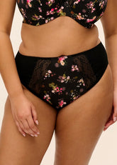 Elomi Lucie High Leg Brief Fleur