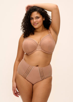 Elomi Matilda Uw Plunge Bra Cafe Au Lait
