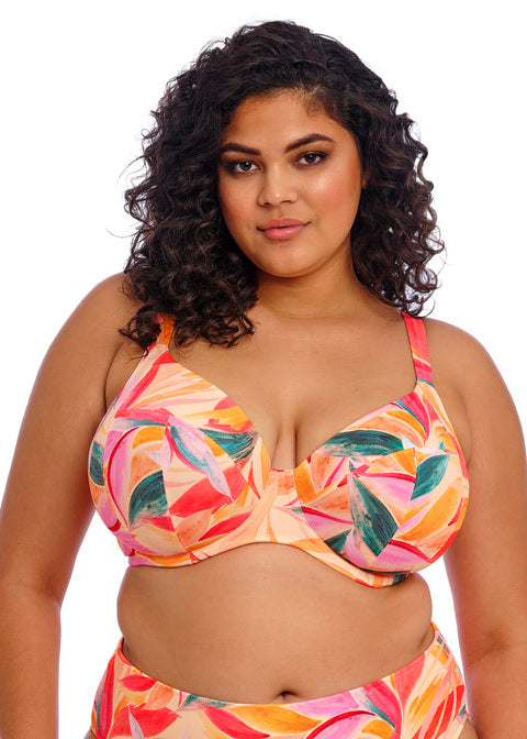 Elomi Sancho Beach Uw Plunge Bikini Top Mango