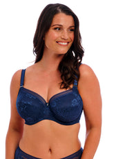 Fantasie Fusion Lace Uw Full Cup Side Support Bra French Navy