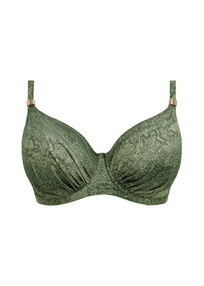 Fantasie Maya Bay Uw Gathered Full Cup Bikini Top Peridot