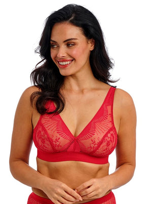 Wacoal Sensu Lace Non Wired Bralette Salsa