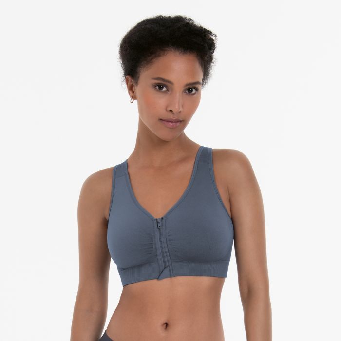 Anita Lynn Mastectomy Front Closure Bra Sky Grey