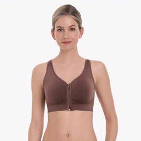Anita Lynn Mastectomy Front Closure Bra Berry