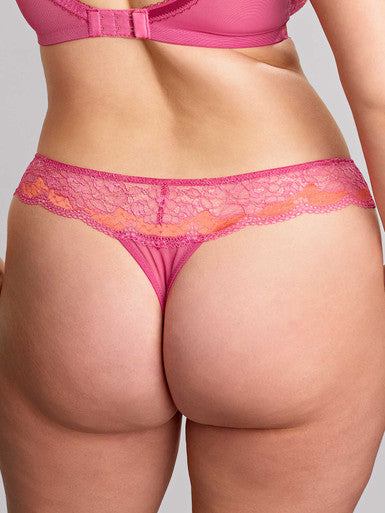 Panache Clara Thong Pink Papaya
