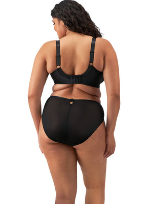 Elomi Teagan Uw Plunge Bra Black / Almond