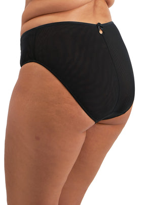 Elomi Teagan High Leg Brief Black / Almond