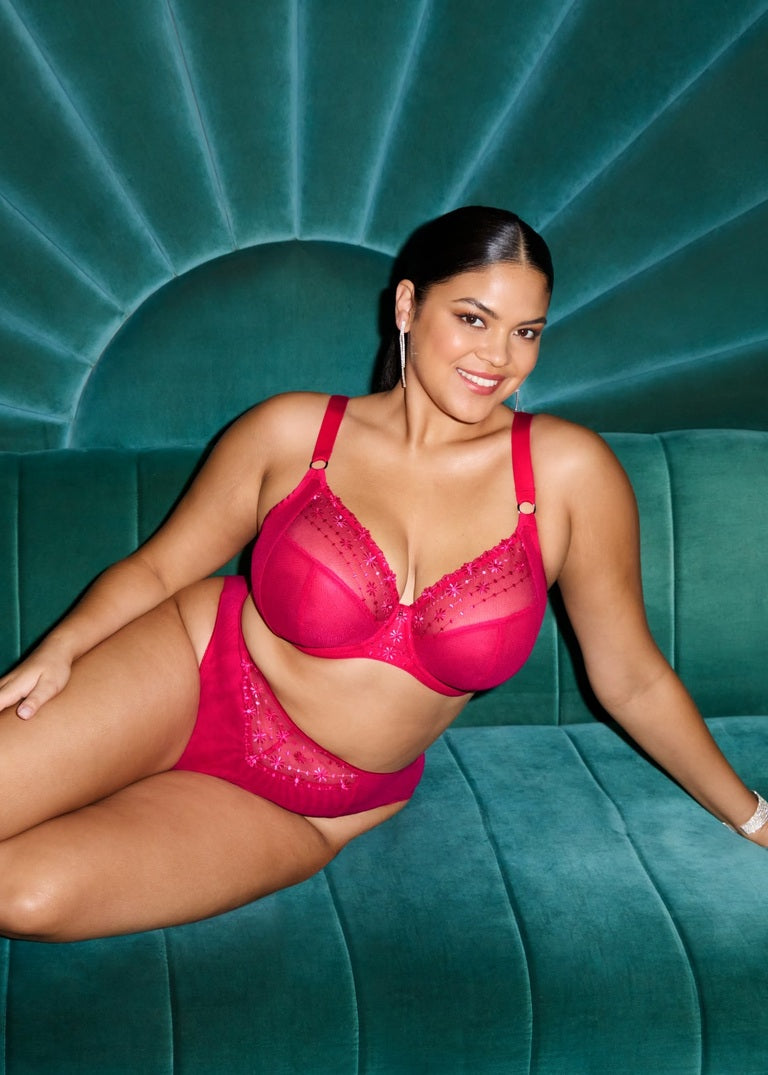 Elomi Matilda Uw Plunge Bra Hot Pink