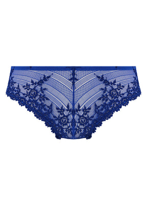 Wacoal Embrace Lace Tanga Beaucoup Blue/bellwether Blue