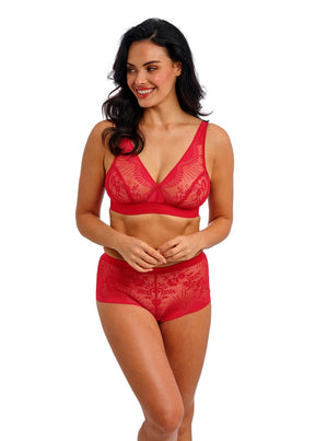 Wacoal Sensu Lace Non Wired Bralette Salsa