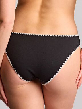 Panache Jennifer Brazilian Bikini Brief Aurora Black/White