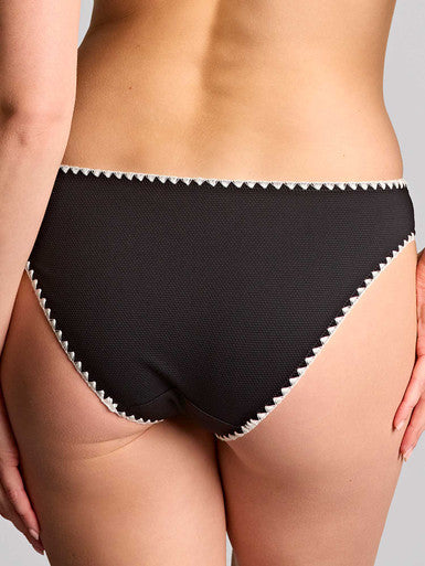 Panache Jennifer Brazilian Bikini Brief Aurora Black/White