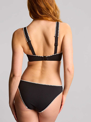 Panache Jennifer Brazilian Bikini Brief Aurora Black/White