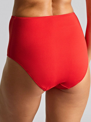 Panache Jennifer High Waist Bikini Brief Aurora Red