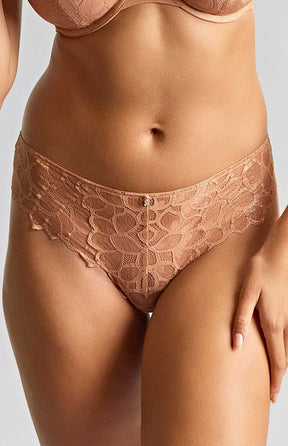 Panache Allure Brazilian Brief Champagne Gold